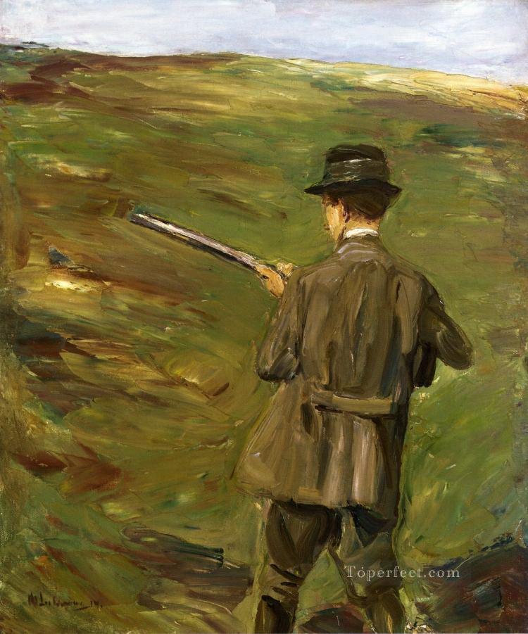 a hunter in the dunes 1914 Max Liebermann German Impressionism Oil Paintings
